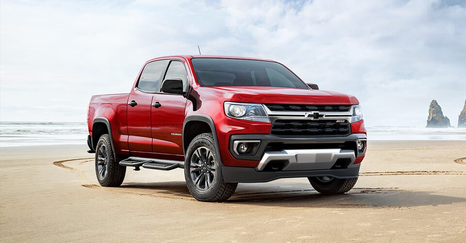 Promoción Chevrolet Colorado, camioneta con motor V6 con 308 HP
