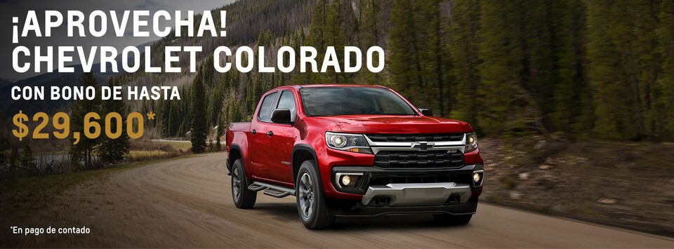 Chevrolet Colorado, disponible con un bono de hasta 29,600